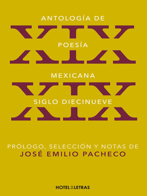 cover image of Antología de poesía. Siglo XIX